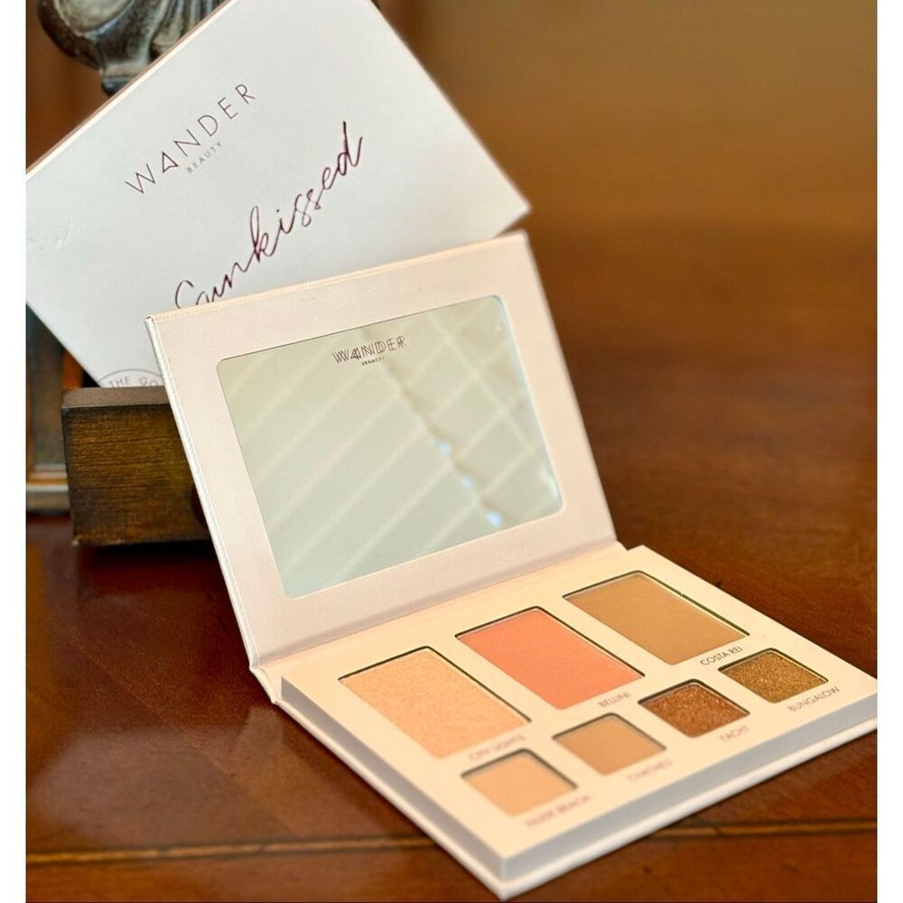 WANDER BEAUTY - Getaway Eye and Face Palette in "Sunkissed" - 7 Neutral Shades - Picture 2 of 15